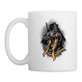 ANUBIS Design - Tasse - Weiß - Links