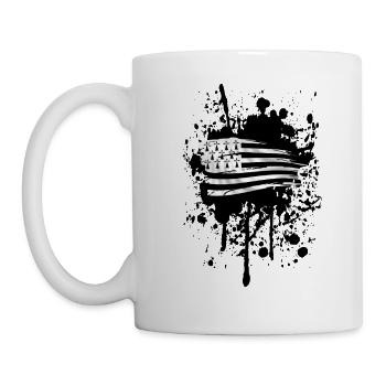 Breizh BZH - Tasse - Weiß - Links