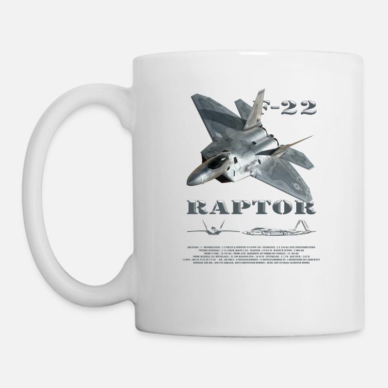 F22 2 - 2102 - Mug - white