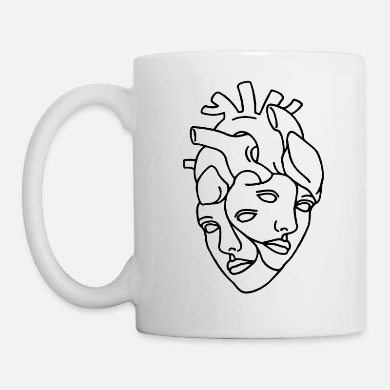 Herz - Tasse - Weiß
