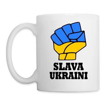 Slava ukraini - Mug - white - Left
