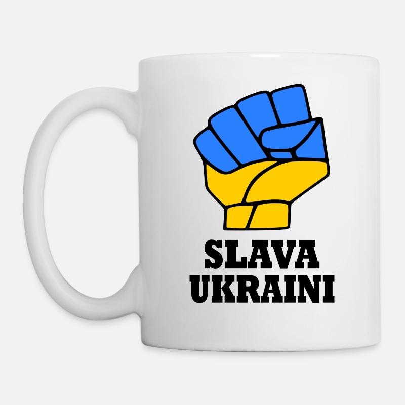 Slava ukraini - Tasse - Weiß