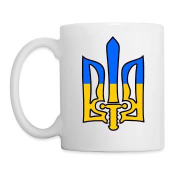 Ukraine - Tasse - Weiß - Links