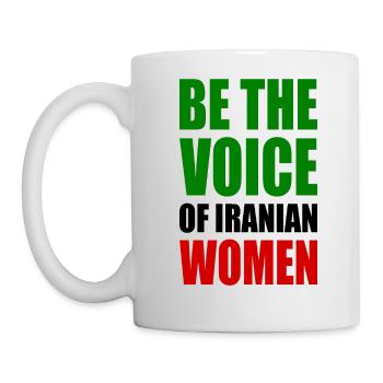 Be the voice of iranian women - Mug - white - Left