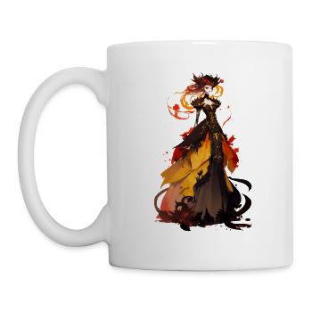 Drachen 1 - Tasse - Weiß - Links