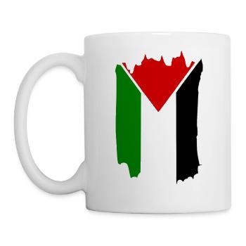 Palestine - Mug blanc - blanc - Gauche