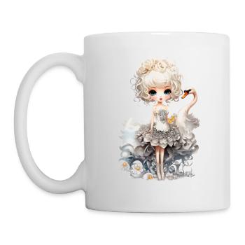 Dollie Swan - Mug blanc - blanc - Gauche