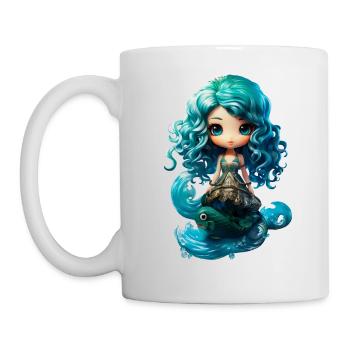 Poisson Dollie II - Mug blanc - blanc - Gauche