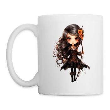 Forêt de Dollie - Mug blanc - blanc - Gauche