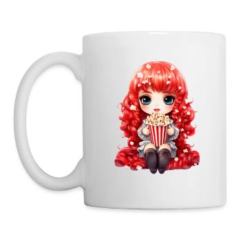 Maïs soufflé Dollie - Mug blanc - blanc - Gauche