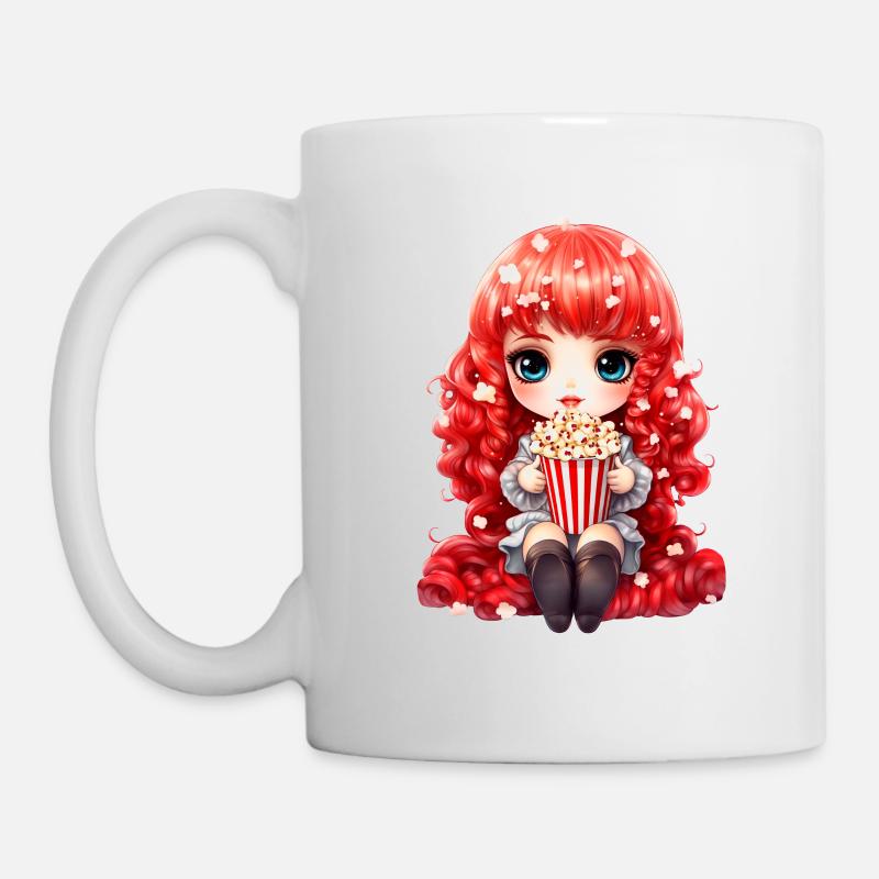 Dollie Popcorn - Mug - white