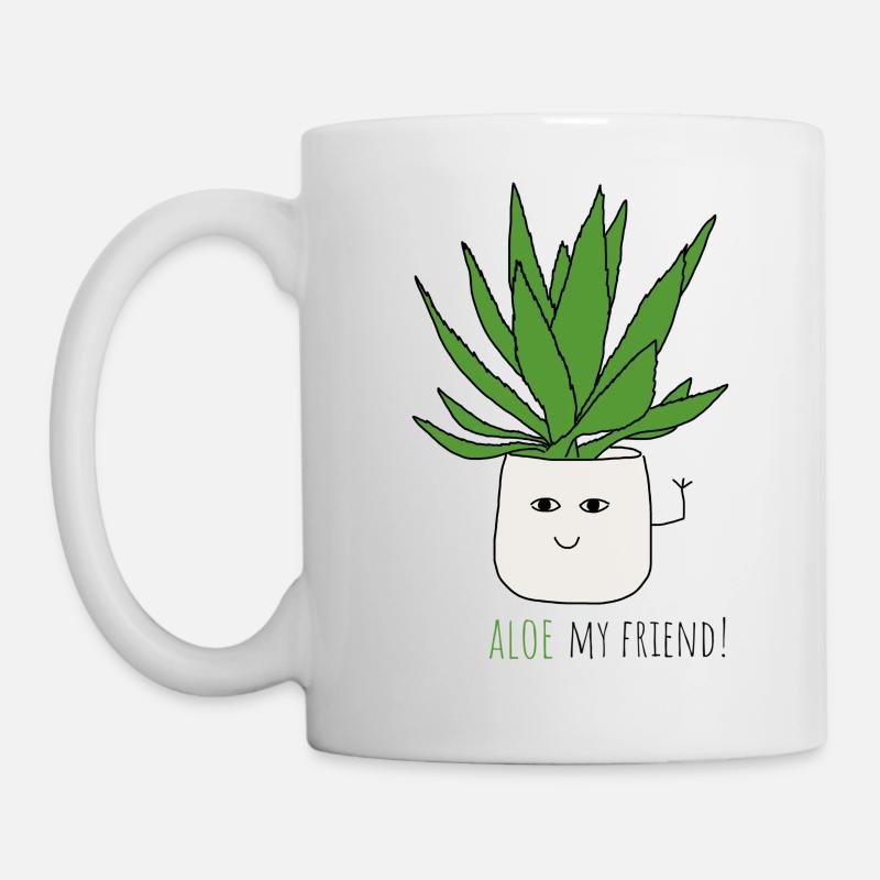 Aloès mon ami Design - naturelover - Mug blanc - blanc
