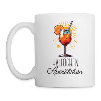 Hello Aperölchen Cocktail Summer Party Chemise - Mug blanc - blanc - Gauche