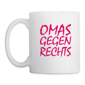 Omas gegen rechts - Tasse - Weiß - Links