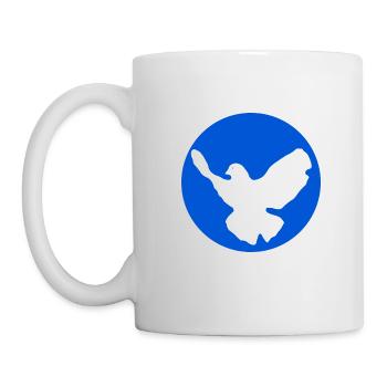 Colombe de la paix - Mug blanc - blanc - Gauche