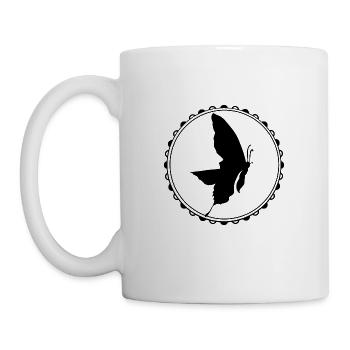 Schmetterling - Naturschutz - Umwelt - Insekt - Tasse - Weiß - Links