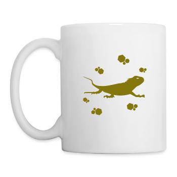 Salamandre - Animal amphibien - Mug blanc - blanc - Gauche