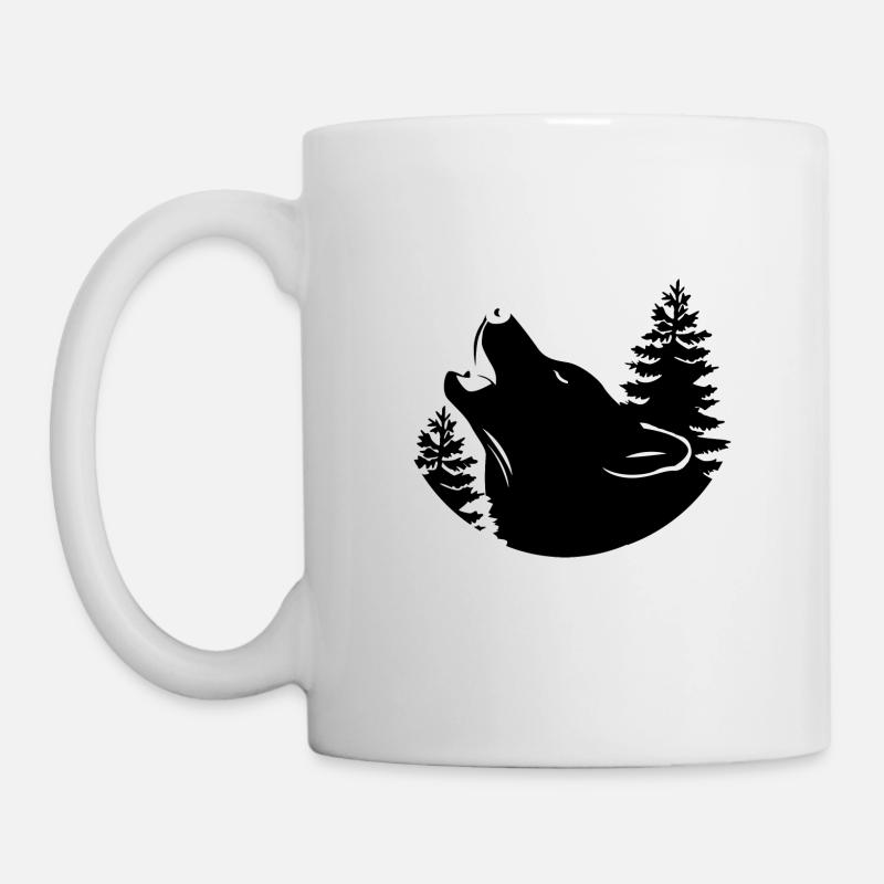 Wolf - Protection de la nature - Protection des animaux - Mug blanc - blanc