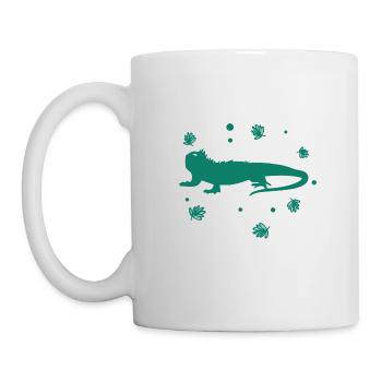 Bearded dragon - amphibian animal - Mug - white - Left