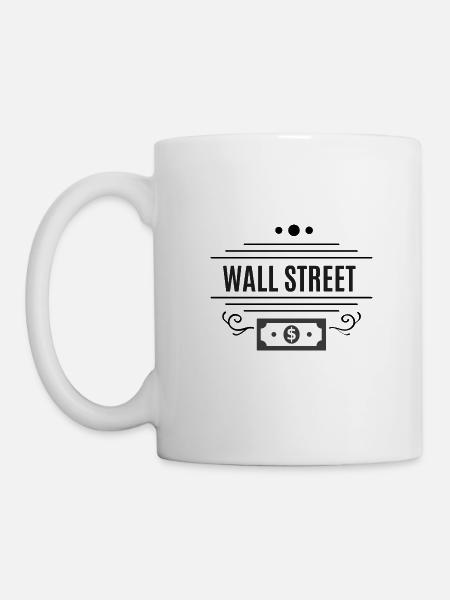 Wall Street - Börse - Tasse - Weiß