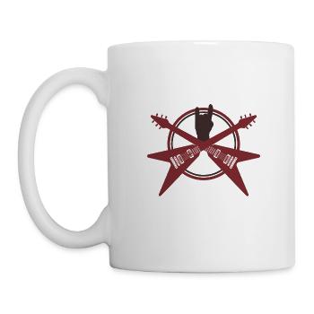 Gitarre - Guitar - Vintage - Rock - Band - Mug - white - Left