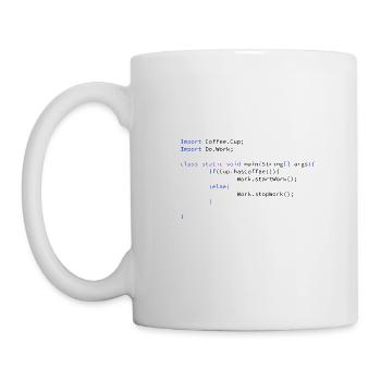 informatik - Tasse - Weiß - Links