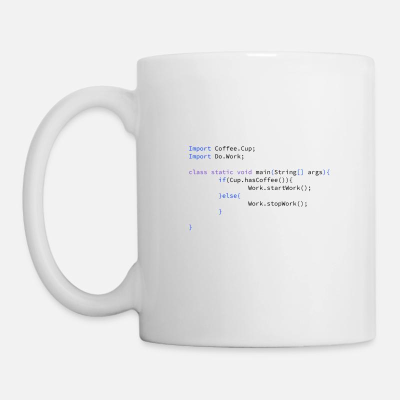 informatique - Mug blanc - blanc
