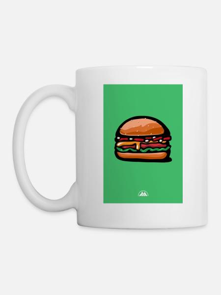 Cheeseburger - Tasse - Weiß