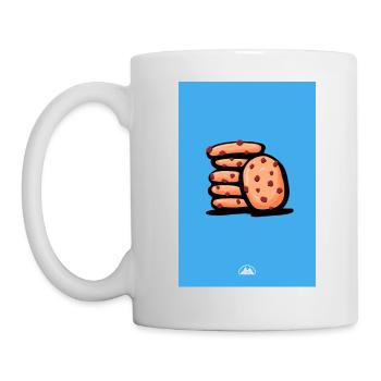 Cookies - Tasse - Weiß - Links
