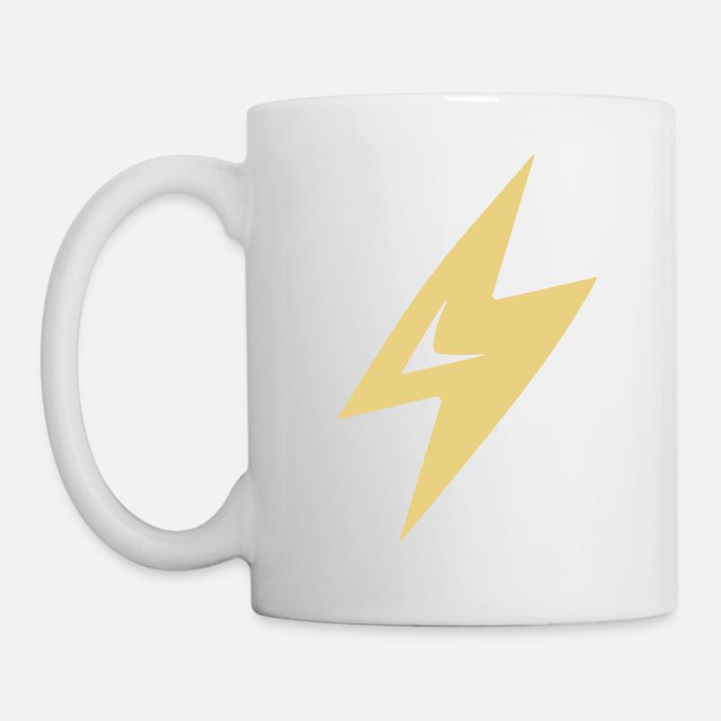 Blitz - Tasse - Weiß