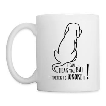 Un chien étrange - Mug blanc - blanc - Gauche