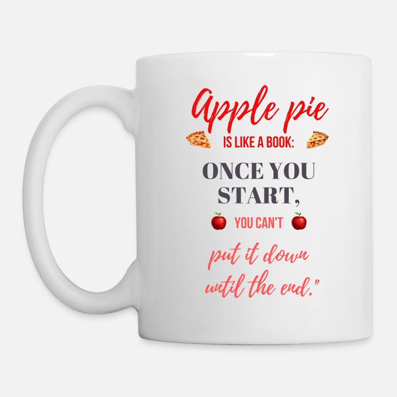 Recette de gâteau sucré - Mug blanc - blanc