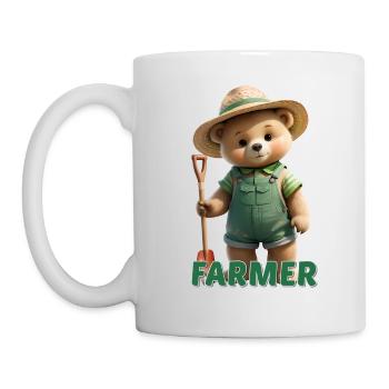 Garden Bear - Mug - white - Left