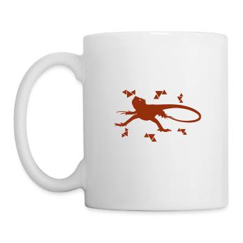 Salamandre - Animal amphibien - Mug blanc - blanc - Gauche