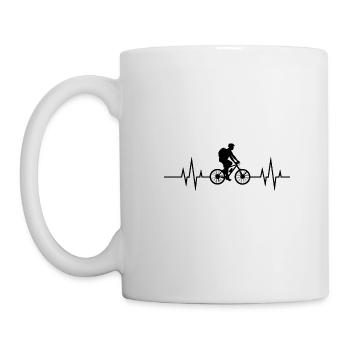 Heartbeat Bicycle - Heartbeat bicycle - Leisure - Mug - white - Left