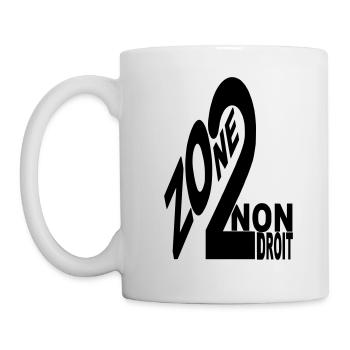 Tee shirt Zone De Non Droit - Mug blanc - blanc - Gauche
