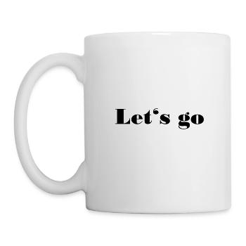lets go - Tasse - Weiß - Links