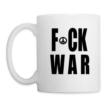 Fuck war - Mug - white - Left