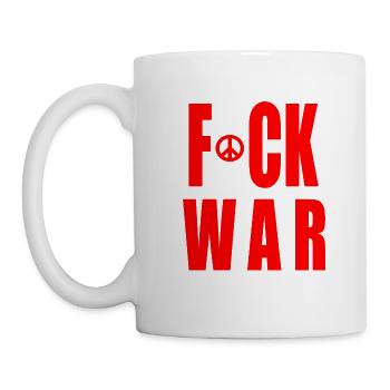 Fuck war - Mug - white - Left