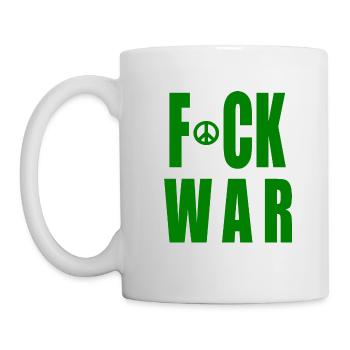 Fuck war - Mug - white - Left