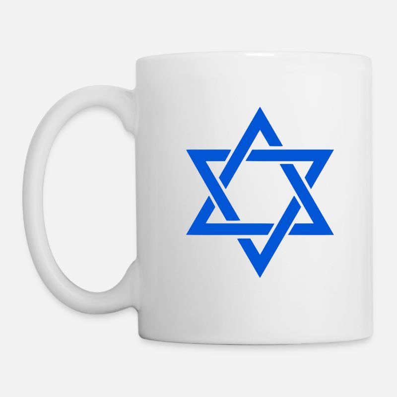 Davidstern - Tasse - Weiß