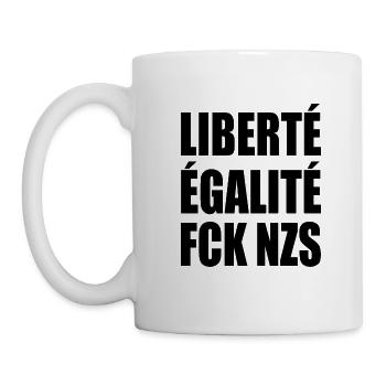 Liberté égalité fck nzs - Mug - white - Left