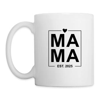 Mama Est 2025 - Tasse - Weiß - Links