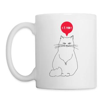 I HATE YOU - Mug - white - Left