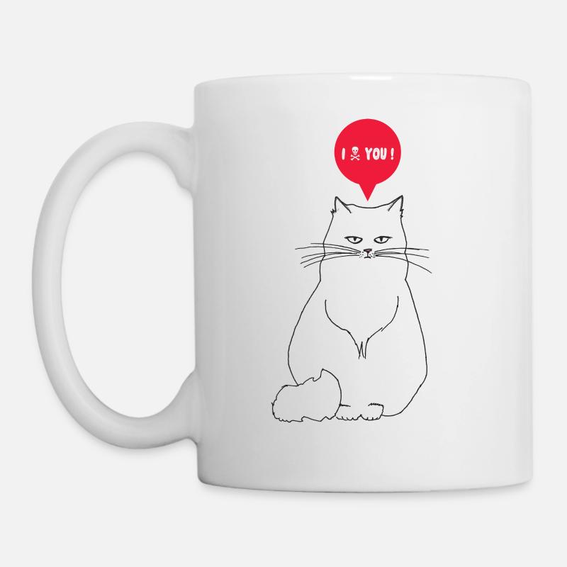 I HATE YOU - Mug - white
