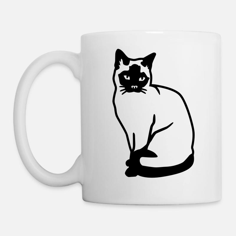 Katze - Tasse - Weiß