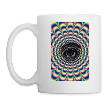 Oeil - Mug blanc - blanc - Gauche
