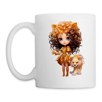 Dollie Léo - Mug blanc - blanc - Gauche