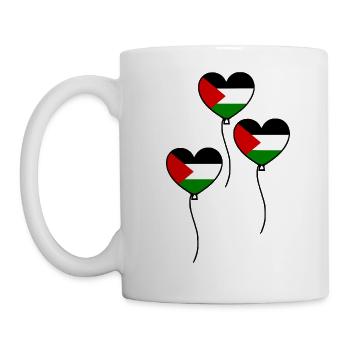 Free palestine - Mug - white - Left
