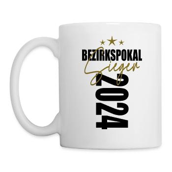 Bezirkspokal Sieger 2024 - Tasse - Weiß - Links